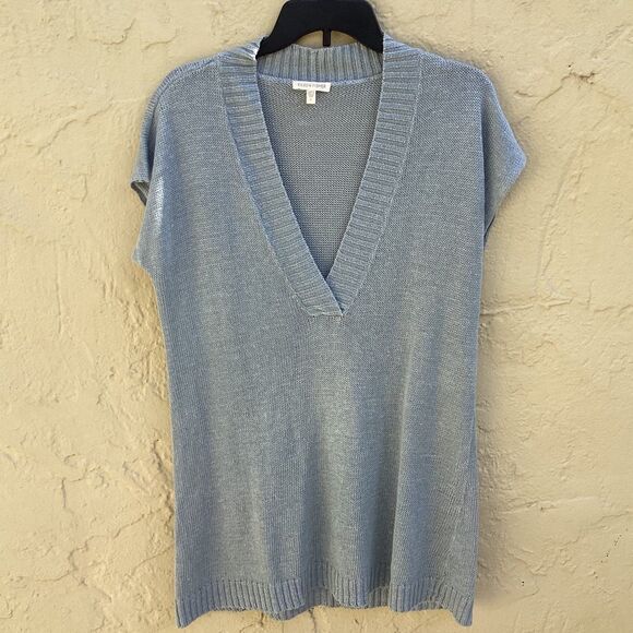 Eileen Fisher cap sleeved oversized knit top sz S - Picture 1 of 4